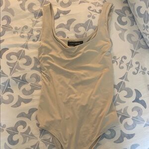 LOFT Cream bodysuit - never worn!